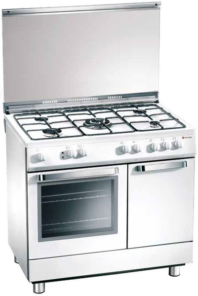 Tecnogas D924WS Freestanding Gas hob White cooker