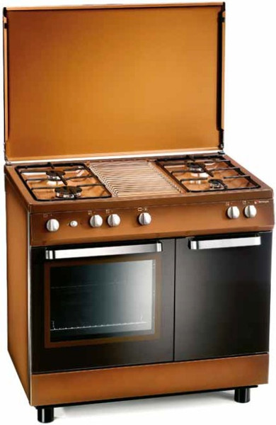 Tecnogas D982NCS Freestanding Gas hob Brown cooker