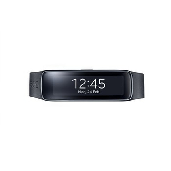 Samsung Gear Fit Wristband activity tracker 1.84Zoll SAMOLED Kabellos IP67 Schwarz