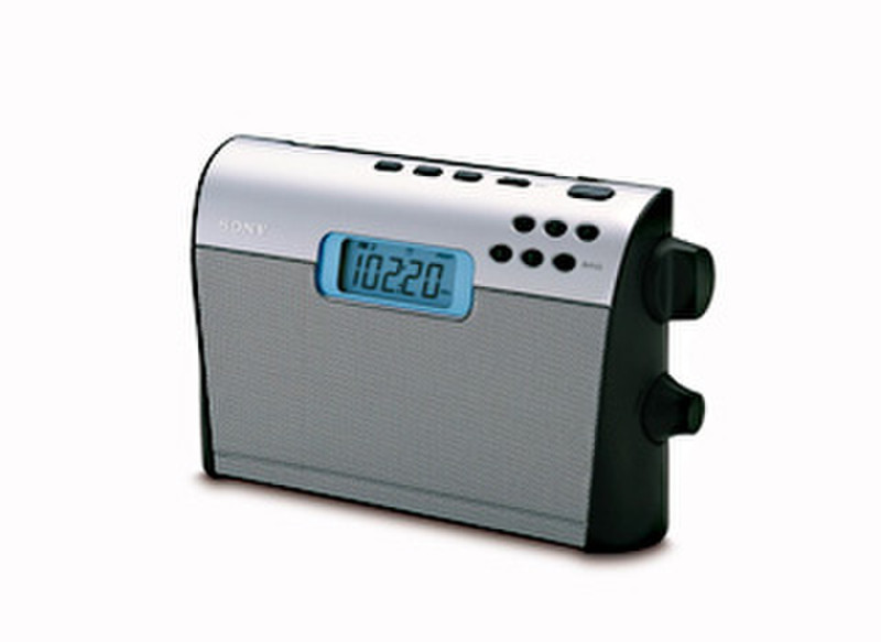 Sony Portable Radio ICF-M600 Портативный Цифровой Черный, Cеребряный радиоприемник
