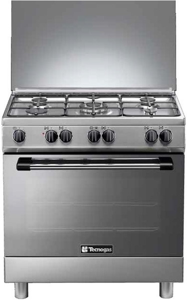 Tecnogas P855GX Freestanding Gas hob Stainless steel cooker