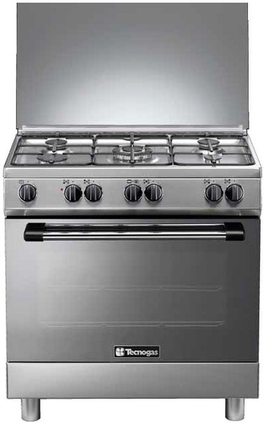 Tecnogas P855MX Freestanding Gas hob A Stainless steel cooker