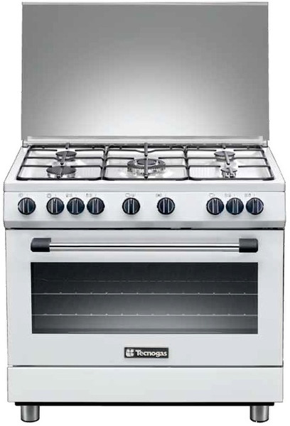 Tecnogas P965MW Freistehend Gas hob A Weiß Küchenherd