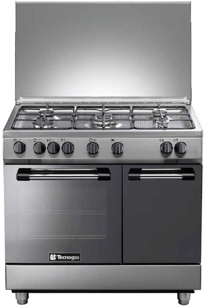 Tecnogas PB965MX Freestanding Gas hob A Stainless steel cooker