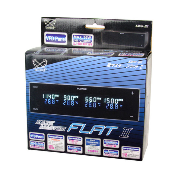 Scythe Kaze Master Flat II контроллер скорости вращения вентилятора