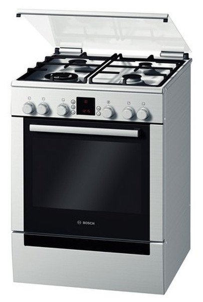 Bosch HGV74W257N Freestanding Gas hob A-20% Stainless steel cooker