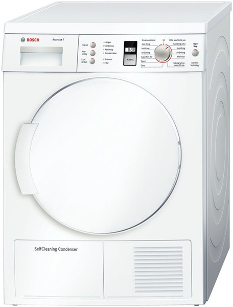 Bosch WTW84371NL Отдельностоящий Фронтальная загрузка 7кг A+ Белый сушилка для белья