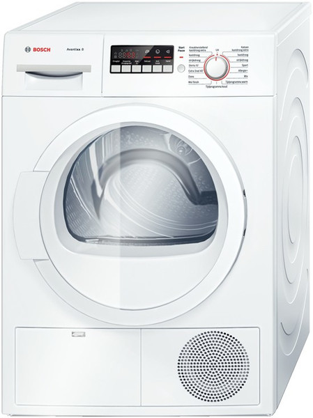 Bosch WTB86222NL freestanding Front-load 8kg B White tumble dryer