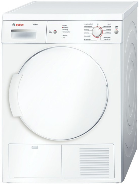 Bosch Maxx WTE8417MNL freestanding Front-load 7kg B White tumble dryer