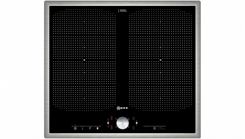 Neff T53T55N2 Встроенный Induction hob Черный, Нержавеющая сталь плита