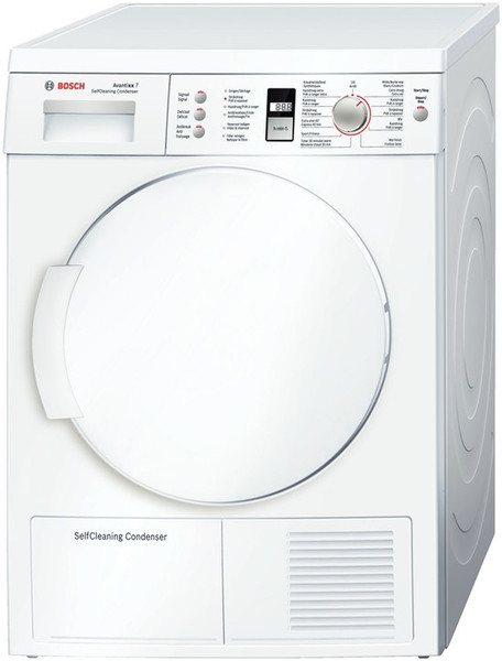 Bosch WTW84370FG Freistehend Frontlader 7kg A+ Weiß Wäschetrockner