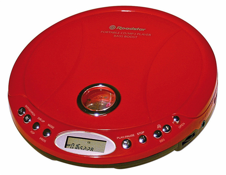 Roadstar PCD-495MP Personal CD player Red