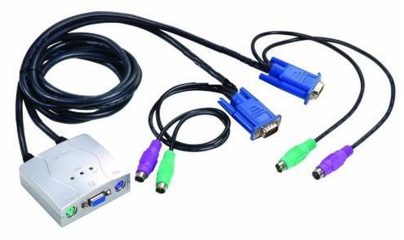 Power Communication Tech MPC2000 Tastatur/Video/Maus (KVM) Switch