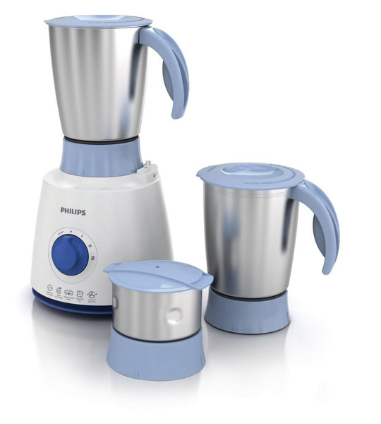 Philips Daily Collection HL7620/04 Стационарный миксер 500Вт Синий, Белый миксер