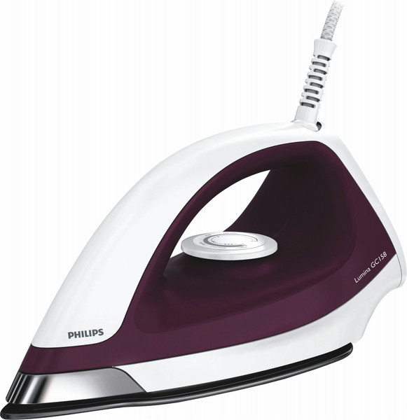 Philips GC158/02 Dry iron 1100W Purple,White iron