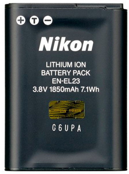 Nikon EN-EL23 Литий-ионная 1850мА·ч 3.8В аккумуляторная батарея
