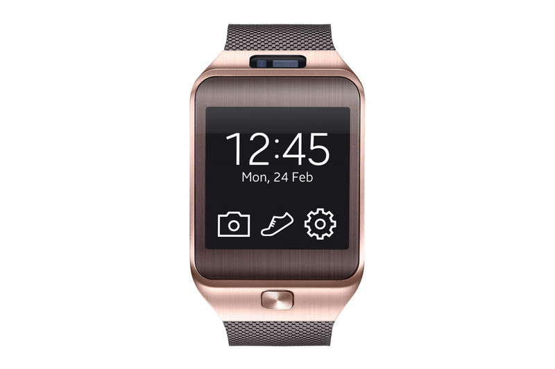 Samsung Gear 2 1.63Zoll SAMOLED 68g Gold Smartwatch