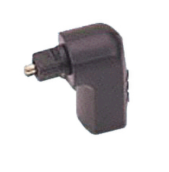Calrad Electronics 35-444 TOSLINK Black fiber optic adapter
