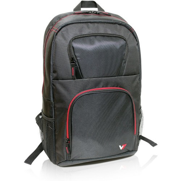 V7 CBV21RT-9N Nylon Black,Red backpack