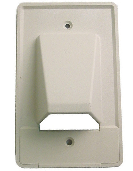 Calrad Electronics 28-CER-1 White switch plate/outlet cover