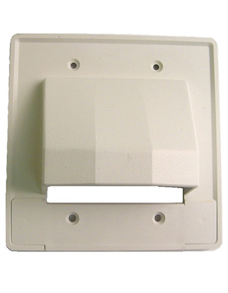 Calrad Electronics 28-CER-2 White switch plate/outlet cover