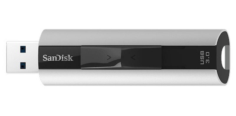 Sandisk Extreme PRO 128ГБ USB 3.0 Алюминиевый, Черный USB флеш накопитель