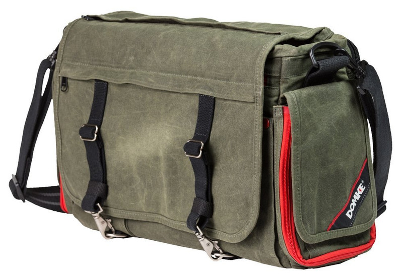 Domke The Metro Messenger Black,Green,Red