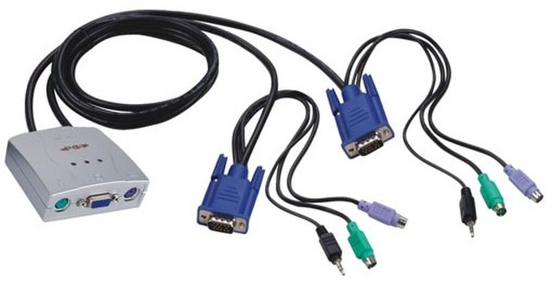 Power Communication Tech MPC2300 Tastatur/Video/Maus (KVM) Switch