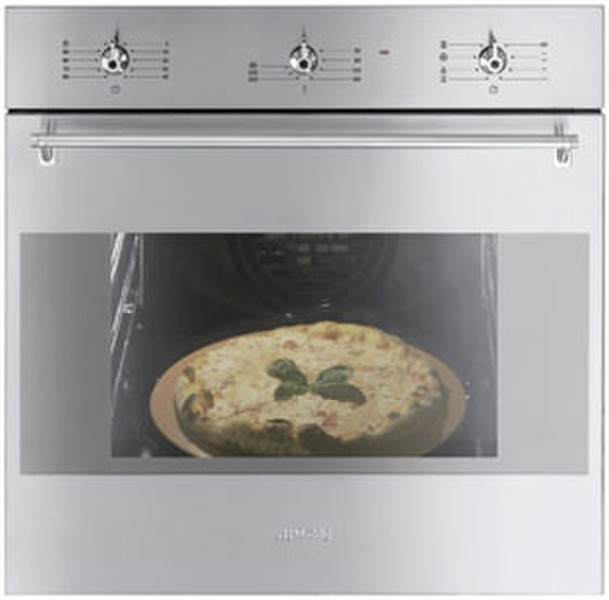 Smeg SC381XPZ Silber Backofen