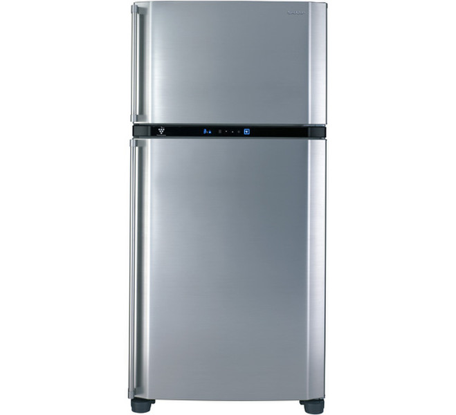 Sharp SJ-PT640RS freestanding 514L Silver fridge-freezer