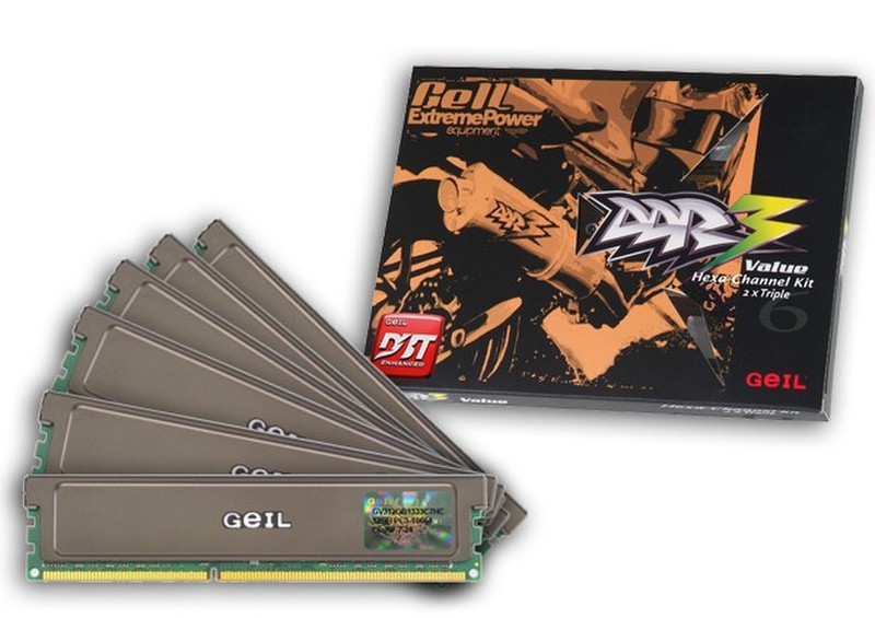 Geil 3GB DDR3 PC3-16000 TC Kit 3GB DDR3 2000MHz memory module