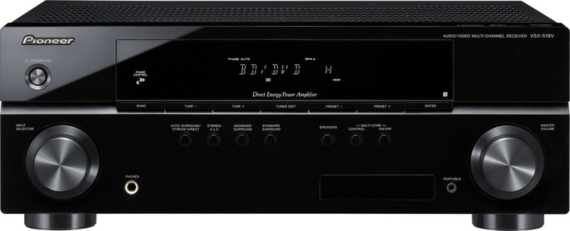 Pioneer VSX-519V-K 5.1channels Black AV receiver