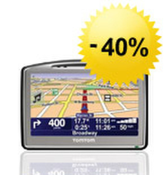 TomTom GO 720 Refurbished, DE Фиксированный 4.3