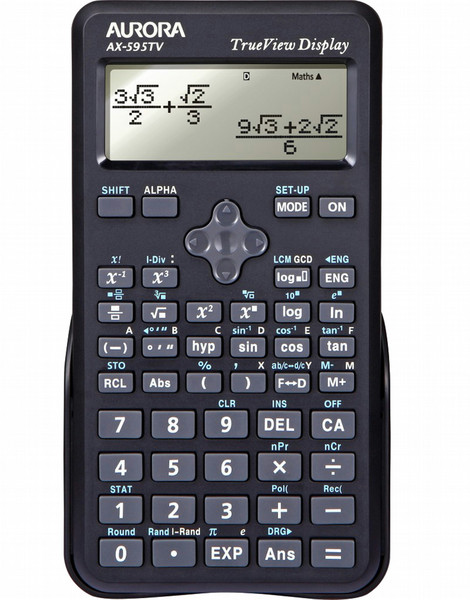 Aurora AX-595TV Pocket Scientific calculator Black