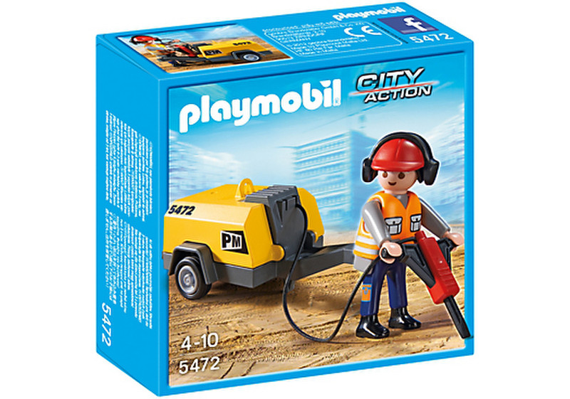 Playmobil City action Черный, Оранжевый, Красный, Желтый