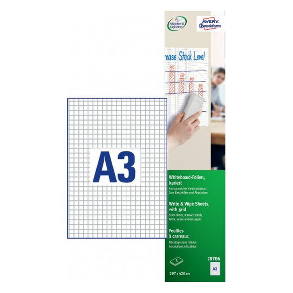 Avery 70706 A3 graph paper