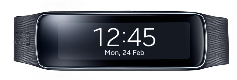 Samsung Gear Fit Wristband activity tracker 1.84" SAMOLED Беспроводной IP67 Черный