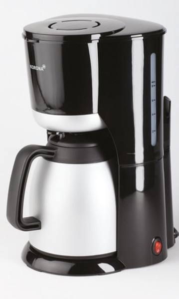 Korona 15010 Drip coffee maker 1L 8cups Black,Silver coffee maker