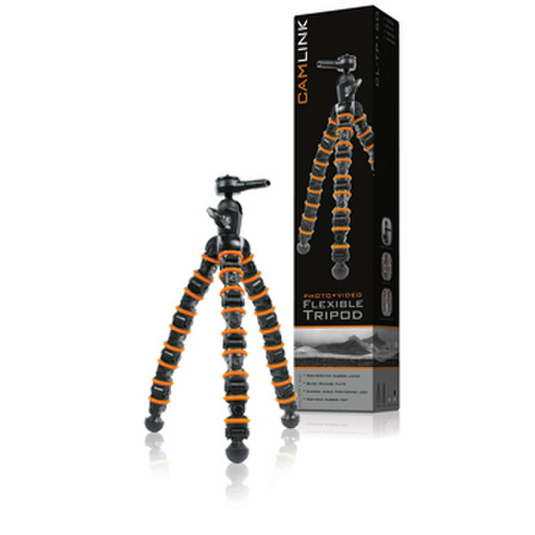 CamLink CL-TP150 Цифровая/пленочная камера Черный, Оранжевый штатив