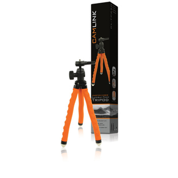 CamLink CL-TP250 Цифровая/пленочная камера Черный, Оранжевый штатив