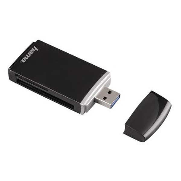 Hama 00123944 USB 3.0 Black card reader