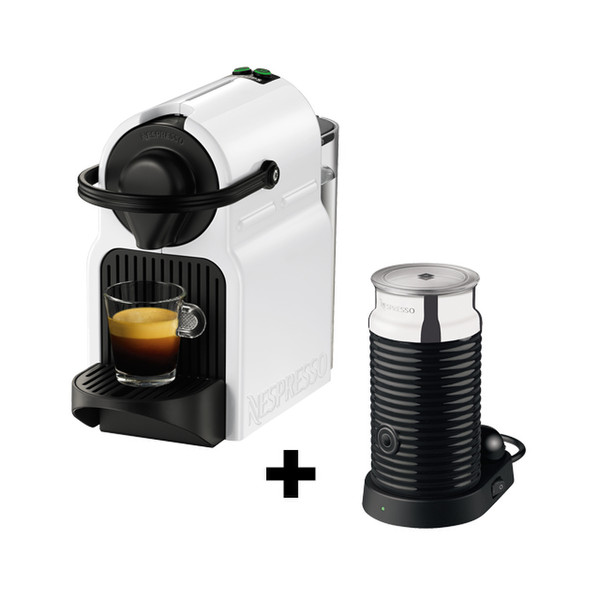 Krups Inissia XN 1011 Pod coffee machine 0.7L Black,Stainless steel,White