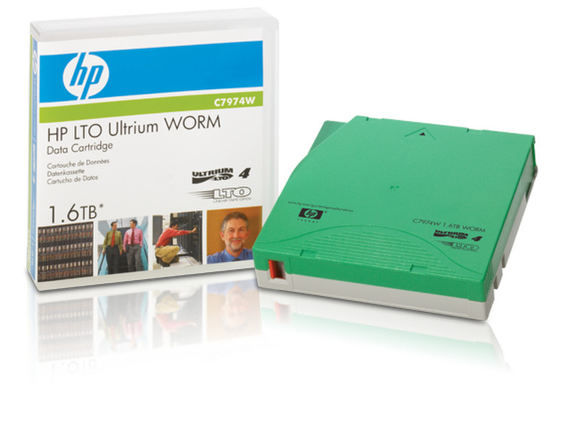 HP LTO4 Ultrium 1.6TB WORM Data Tape Cartridge + LTO-4 Ultrium WORM Bar code label pack