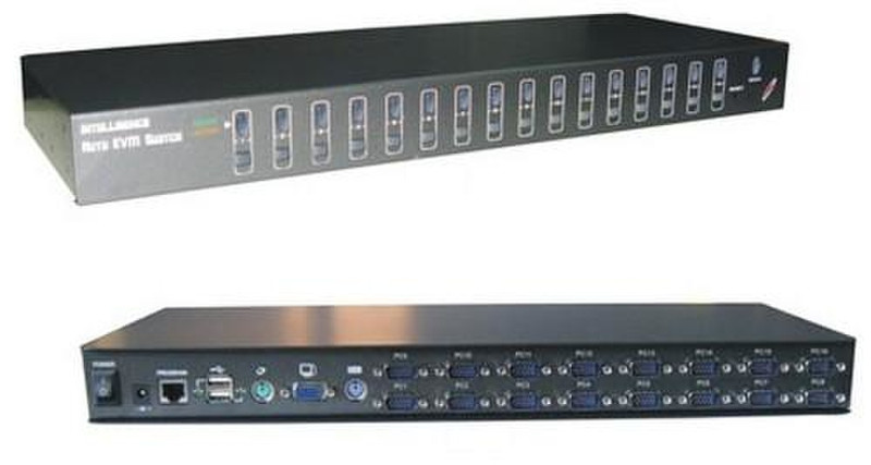 Power Communication Tech MU161X Tastatur/Video/Maus (KVM) Switch