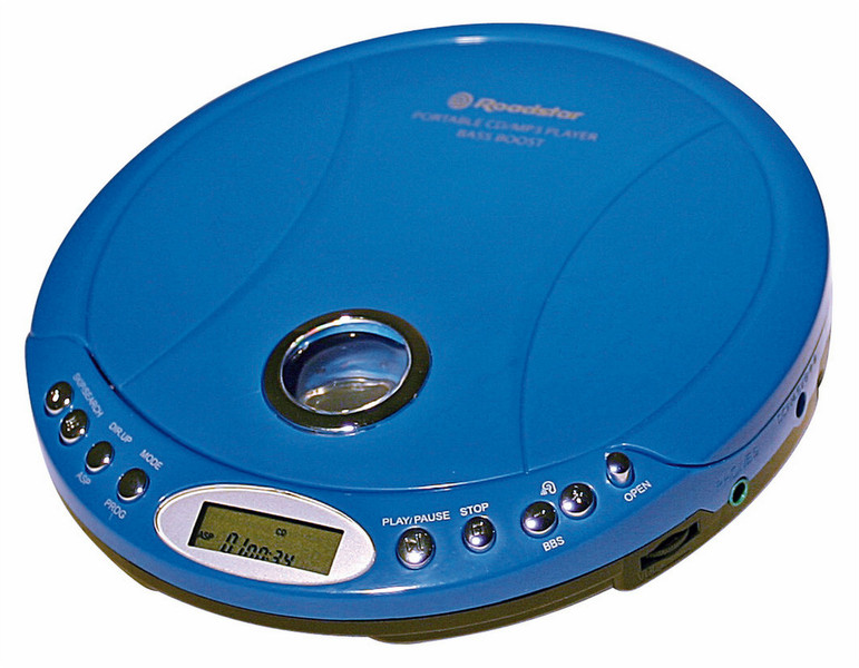 Roadstar PCD-495MP Personal CD player Blue