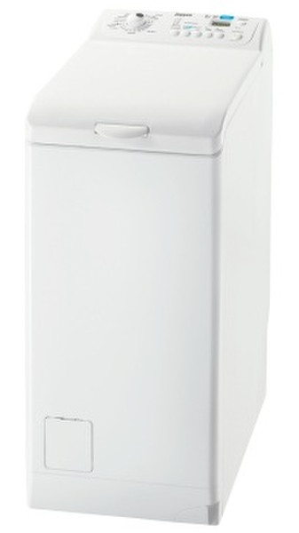 Zoppas PWQ61230A Отдельностоящий Вертикальная загрузка 6кг 1200об/мин A+ Белый стиральная машина