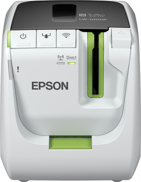 Epson LabelWorks LW-1000P Wärmeübertragung 360 x 360DPI Schwarz, Grün