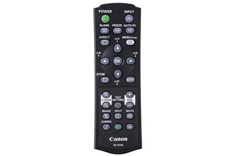 Canon RS-RC06 IR Wireless Press buttons Black remote control