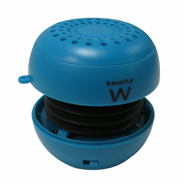 Ewent eBubble Mono portable speaker 3W Spheric Blue