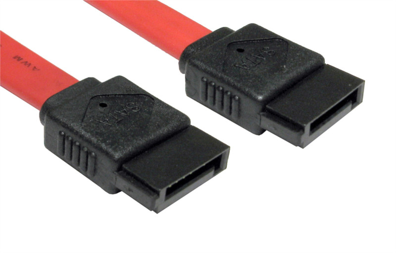 Cables Direct 0.45m SATA 0.45m Red SATA cable
